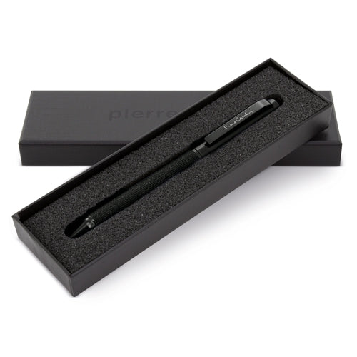 <p>CANETA DE PU E METAL PIERRE CARDIN
