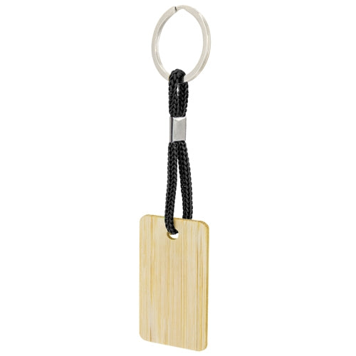 LLAVERO DE BAMBÚ RECTANGULAR