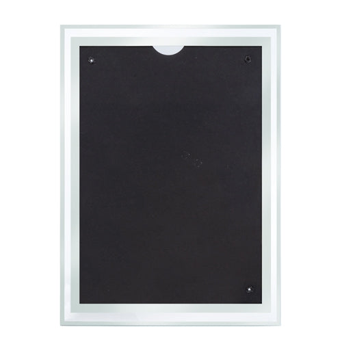 MOLDURA EM VIDRO PARA DIPLOMA A5 "BISELA"