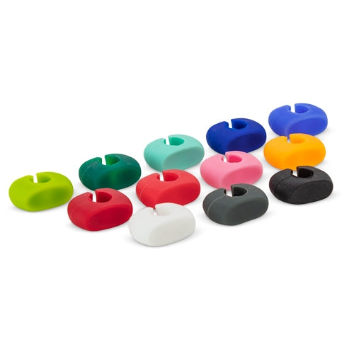 SET DE 12 MARCADORES DE SILICONE PARA TAÇAS "SAZUL"