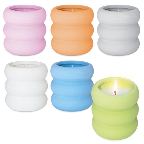 SET DE 6 VELAS AROMÁTICAS  "SHERA"