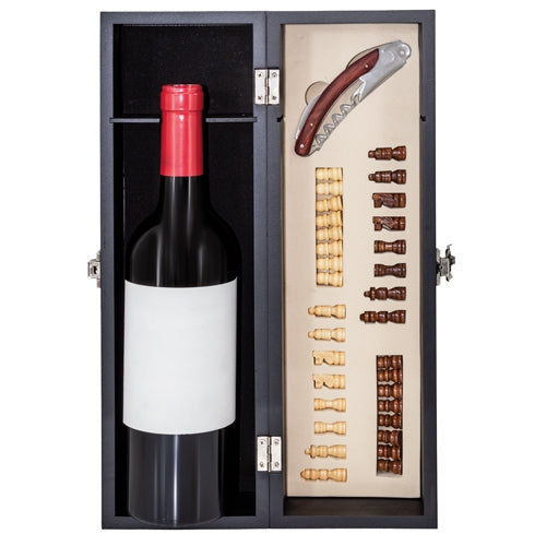 SET DE VINHO COM XADREZ "SABOYA"