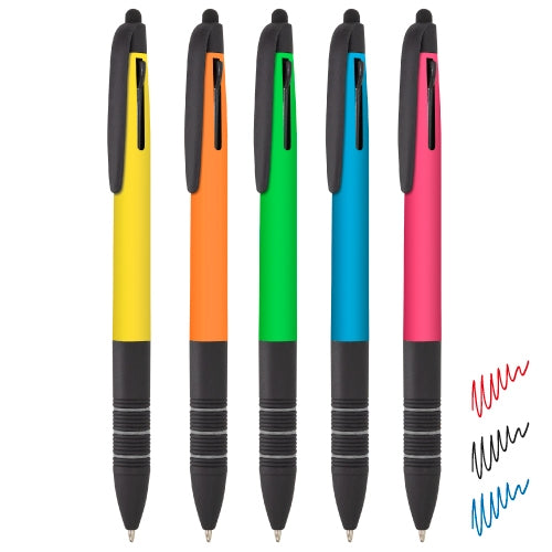 SET DE CANETAS PUNTEIRO DE 3 TINTAS "IMPACT" (PACK 5 UD)