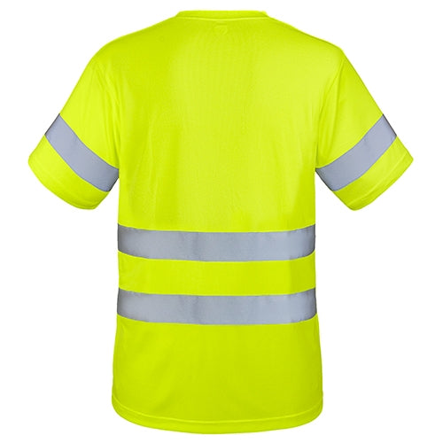 T-SHIRT COM BOLSO E FAIXAS REFLETIVAS "KRZ"