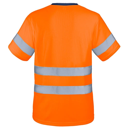 T-SHIRT COM BOLSO E FAIXAS REFLETIVAS "KRZ"