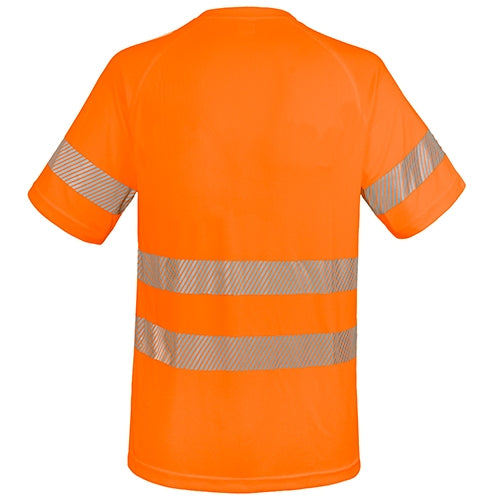 T-SHIRT COM BOLSO E FAIXAS REFLETIVAS "ELÁST"