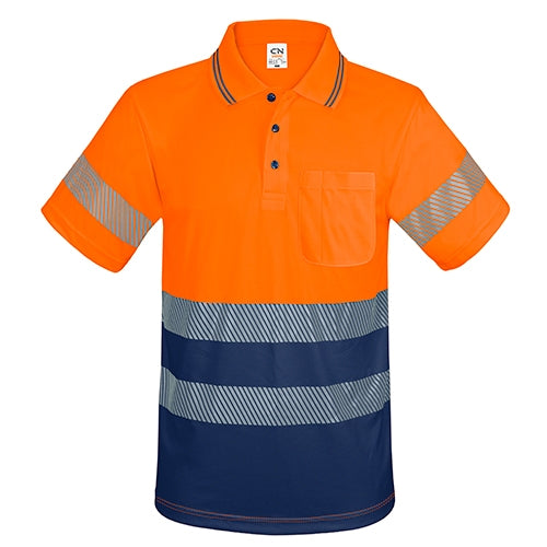 Polo com bolso e faixas refletoras elásticas “QVO”