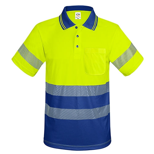 Polo com bolso e faixas refletoras elásticas “QVO”