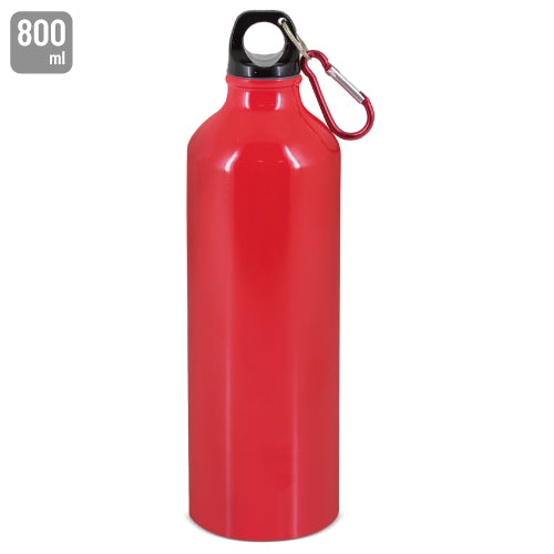 Garrafa de aluminio com mosquetao 800ml "Tuareg"