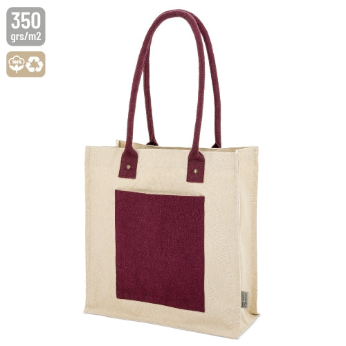SACO DE ALGODÃO DE CANVAS RECICLADO "SURAT"