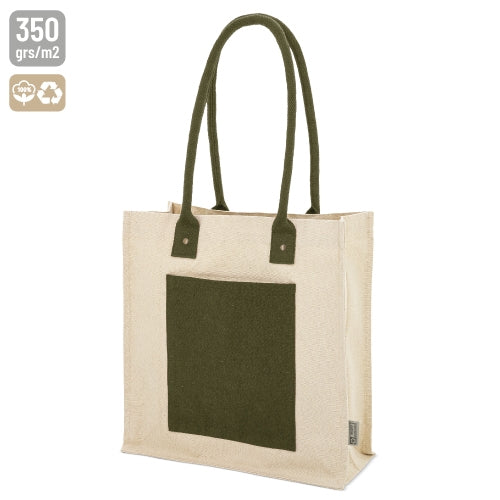 SACO DE ALGODÃO DE CANVAS RECICLADO "SURAT"