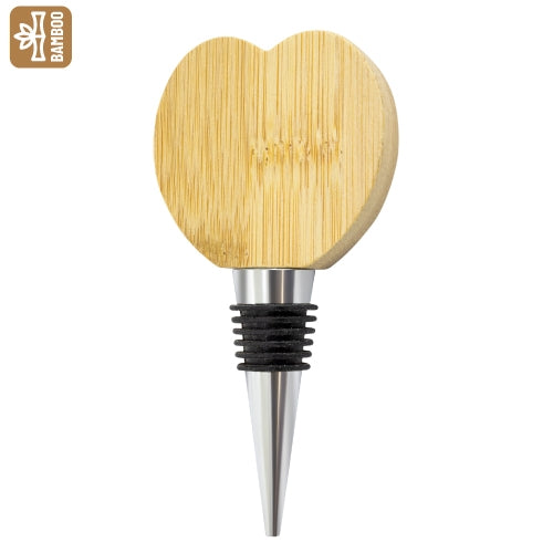 ABRIDOR DE GARRAFAS TAMPA DE BAMBU NATURAL "ANTUR"