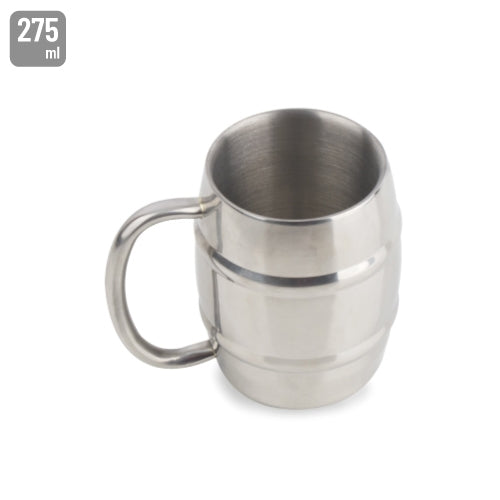 JARRA INOXIDÁVEL DUPLA CAPA 275ML "SINBORG"
