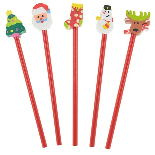 LÁPIS "CHRISTMAS" (1 PACK, 5 unids)