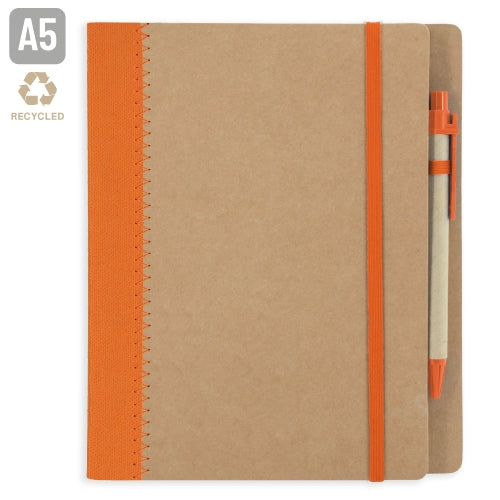 CADERNO A5 CARTAO RECICLADO