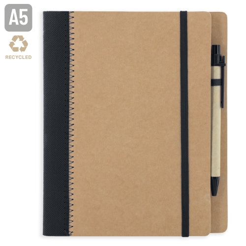 CADERNO A5 CARTAO RECICLADO