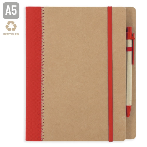 CADERNO A5 CARTAO RECICLADO