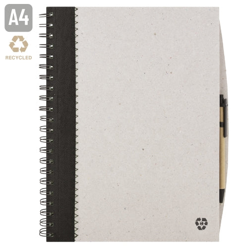 CADERNO A4 CARTAO RECICLADO "ENSA"
