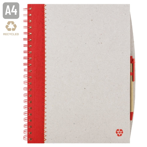 CADERNO A4 CARTAO RECICLADO "ENSA"