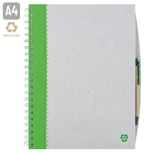 CADERNO A4 CARTAO RECICLADO "ENSA"
