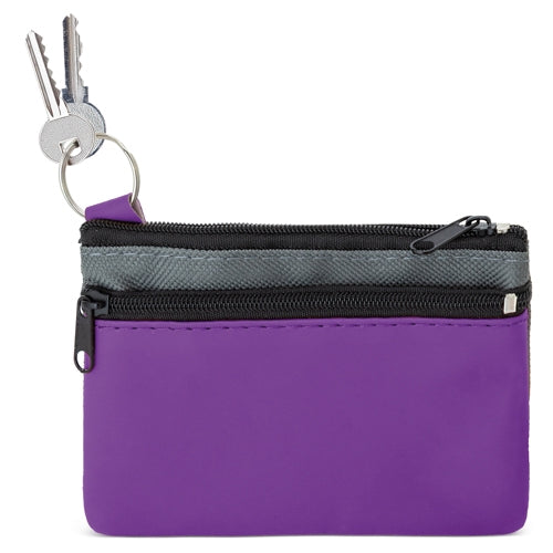 PORTA MOEDAS 2 ZIPPERS "DUBLE"