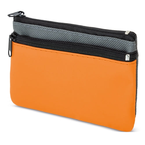 PORTA MOEDAS 2 ZIPPERS