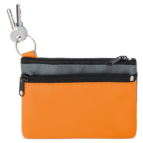 PORTA MOEDAS 2 ZIPPERS