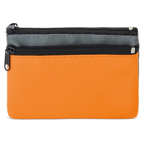 PORTA MOEDAS 2 ZIPPERS