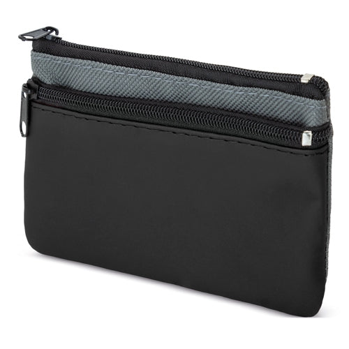 PORTA MOEDAS 2 ZIPPERS
