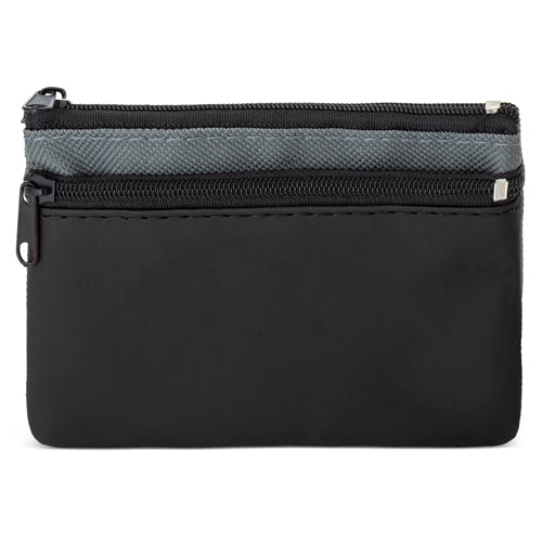 PORTA MOEDAS 2 ZIPPERS