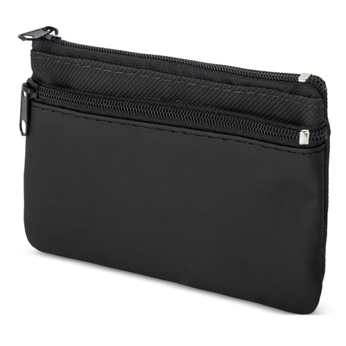 PORTA MOEDAS 2 ZIPPERS
