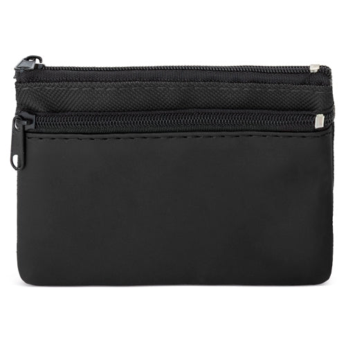 PORTA MOEDAS 2 ZIPPERS