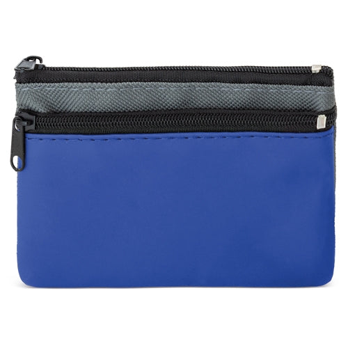 PORTA MOEDAS 2 ZIPPERS