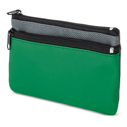 PORTA MOEDAS 2 ZIPPERS