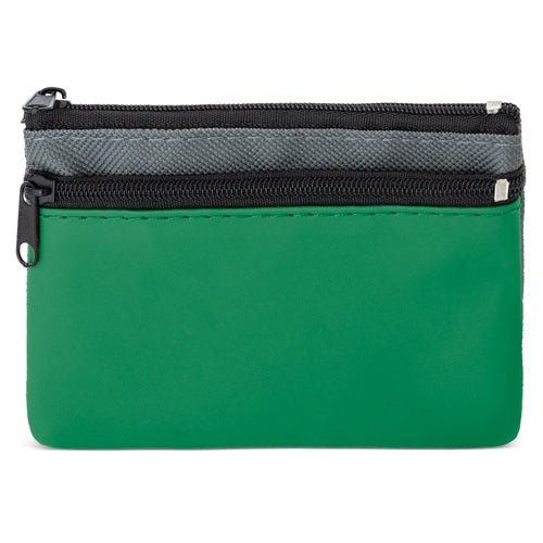 PORTA MOEDAS 2 ZIPPERS