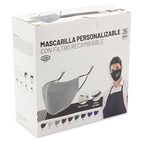 MASQUE COM GRANDE FILTRO REUTILIZÁVEL DE GRANDE CONFORTO