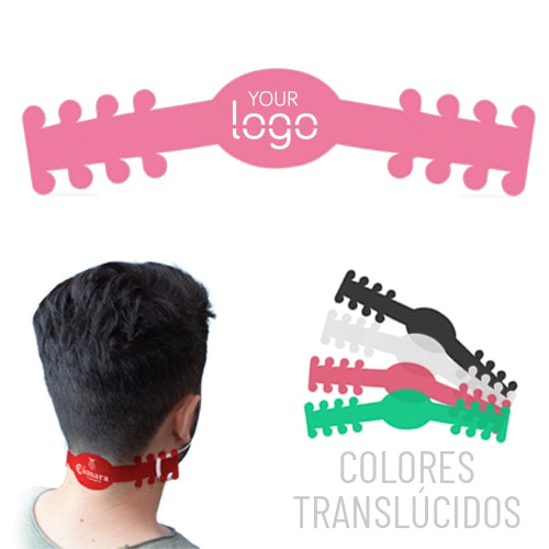 SUJETA MASCARILLAS ROSA