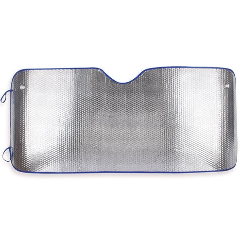 PARA-SOL METÁLICO PARA CARRO, DUPLA FACE REBORDO AZUL