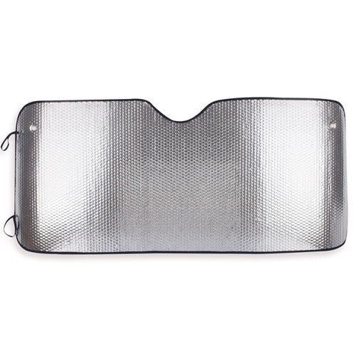 PARA-SOL METÁLICO PARA CARRO, DUPLA FACE REBORDO PRETO