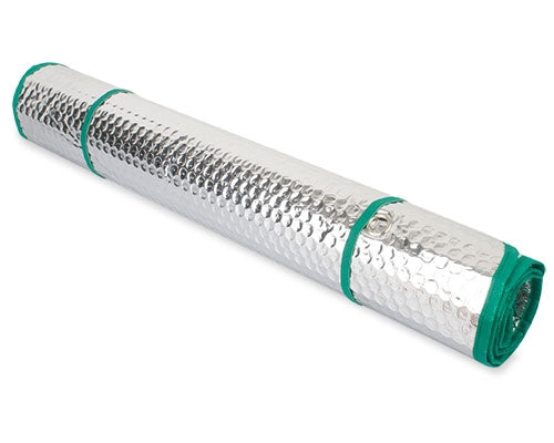 PARA-SOL METÁLICO PARA CARRO, DUPLA FACE REBORDO VERDE