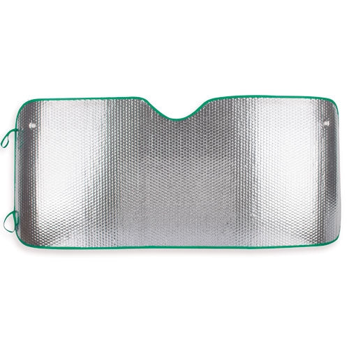 PARA-SOL METÁLICO PARA CARRO, DUPLA FACE REBORDO VERDE