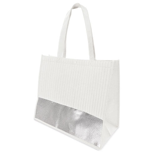 BOLSA “LAFAYETTE” BRANCO/PRATA