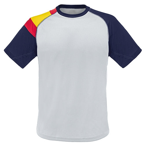 T-SHIRT BANDEIRA EM OMBRO D&F