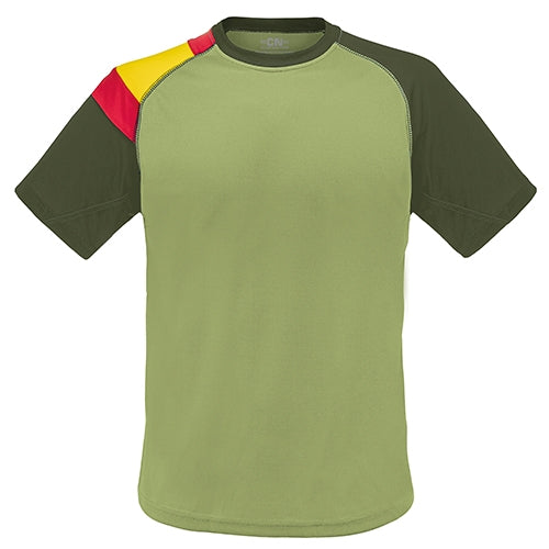 T-SHIRT BANDEIRA EM OMBRO D&F