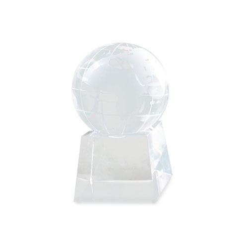 TROFEU VIDRO BOLA MUNDO PEQUENA "SPHERA"