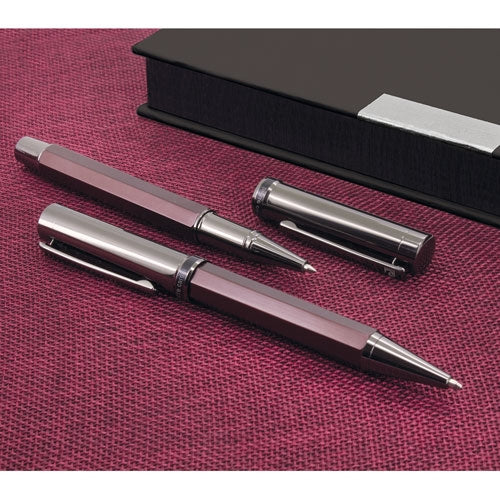 ESTOJO CANETA + ROLLER DE REPOSIÇÃO DUPLO GENOVA PIERRE CARDIN