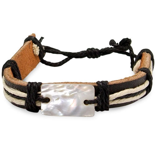 PULSEIRA EM PELE/NÁCRE "MAGALUF"