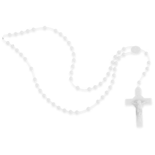 TERÇO EM SILICONE BRANCO