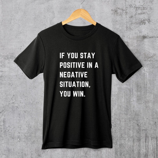 T-shirt “be positive”